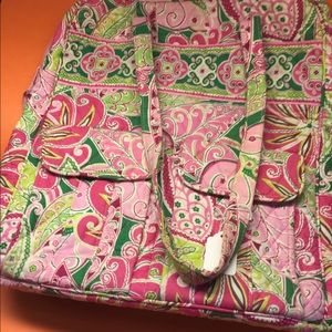 Vera Bradley pink floral pattern bag
